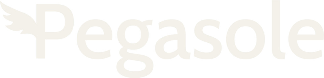 Pegasole white logo