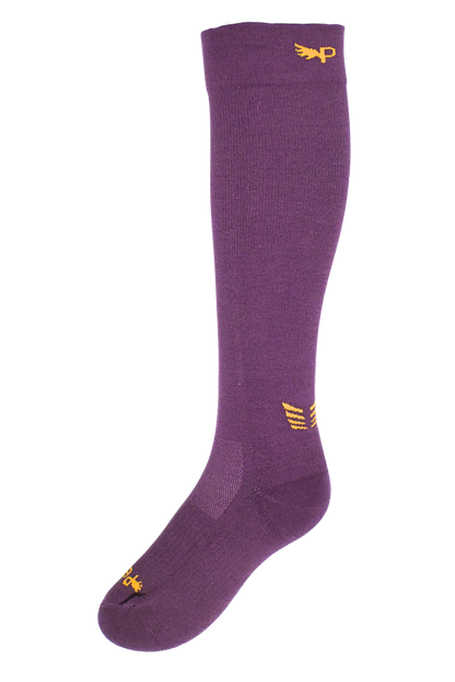 Merino purple Pegasole Compression socks